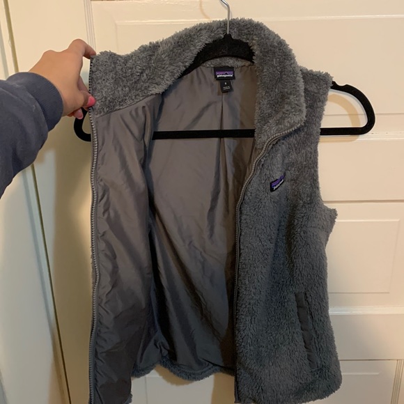 Patagonia Los Gatos Fleece Vest Sz S in Noble Grey - Picture 10 of 12